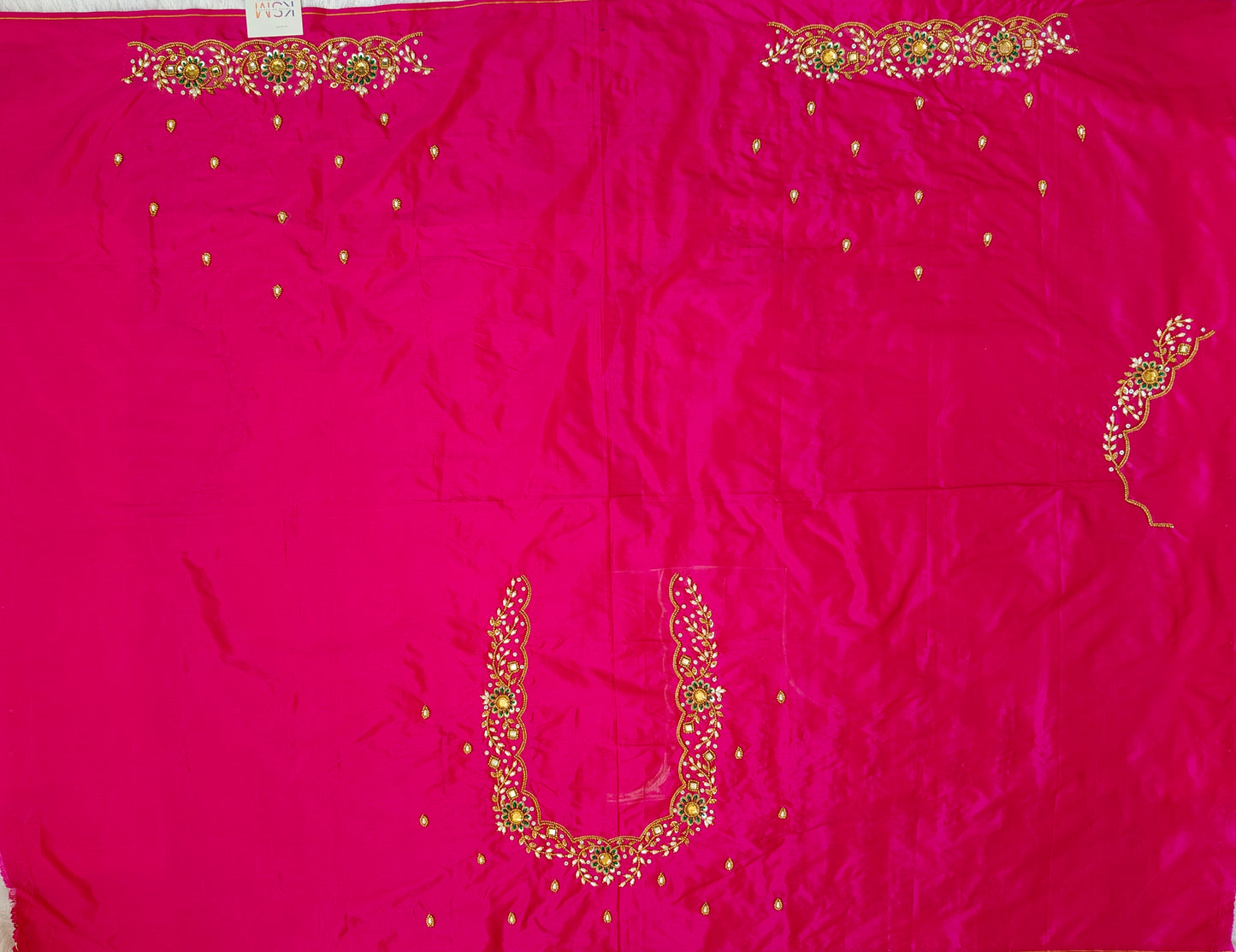 HKR01 PinkMaggam pearl Blouse