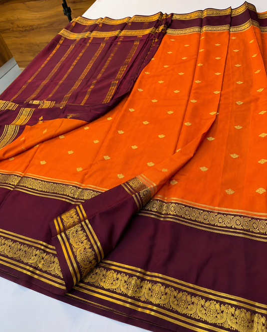 Premium Mysore Crepe Silk saree HKMYS1