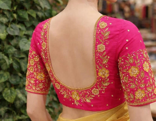 HKK19 Pink Bridal Blouse