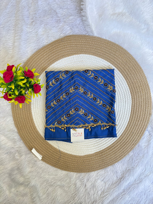 HKK24 Boat neck Heavy Maggam Work Blouse