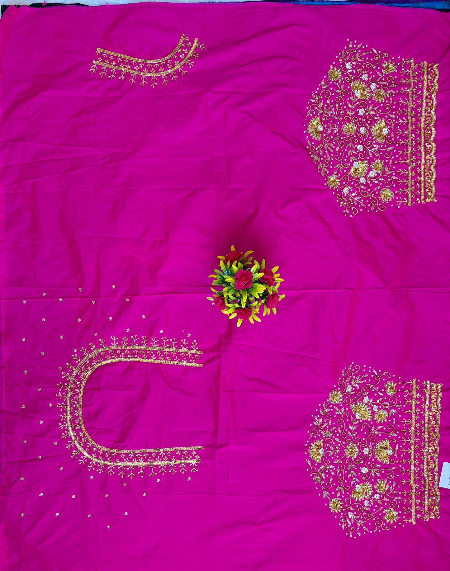 HKK20 pink Maggam Work Blouse