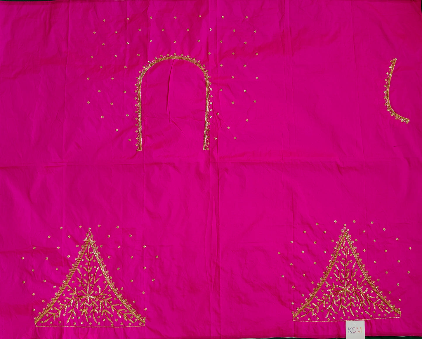 HKK16 Pink Maggam Work Blouse