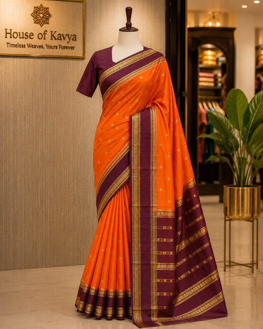 Premium Mysore Crepe Silk saree HKMYS1