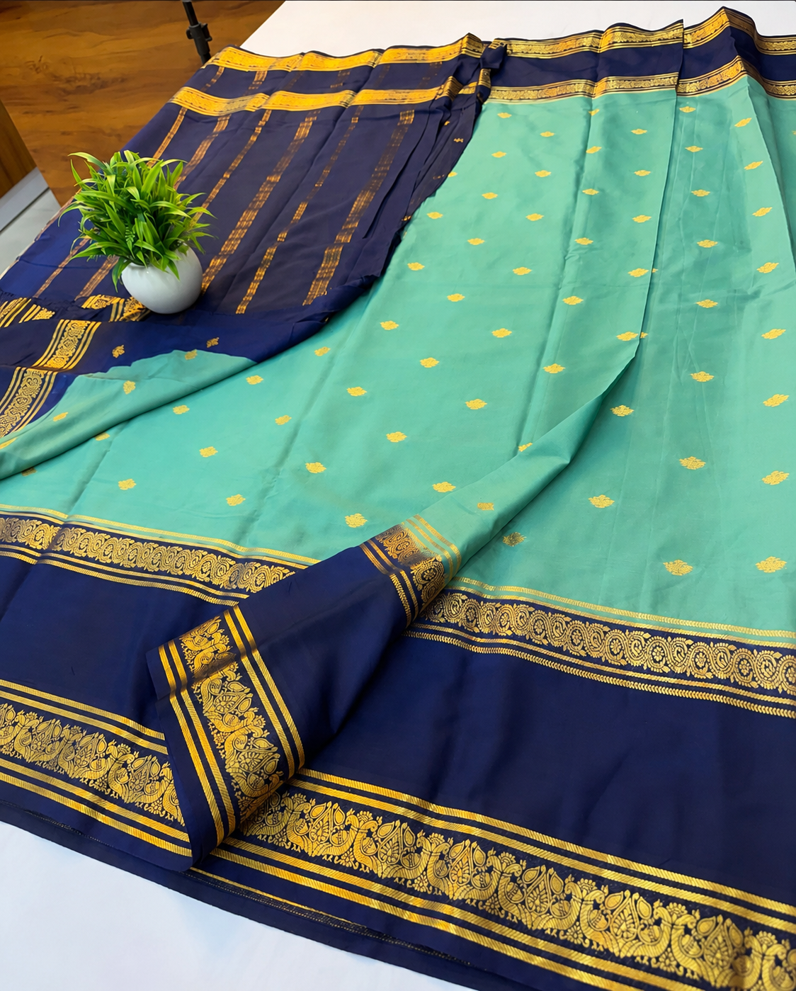 Premium Mysore Crepe Silk saree HKMYS2