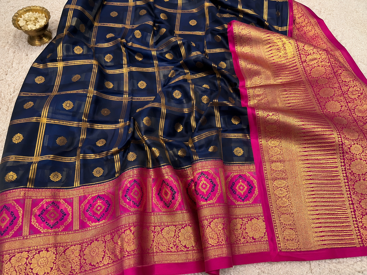 Premium Pure Katan Banaras Silk KSM29
