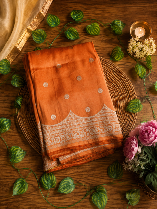 KSM14 Cosmo Tissue Cocktail Party Wear Saree