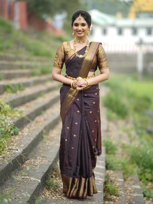 Banaras Semi Tissue Silk Saree KSM19